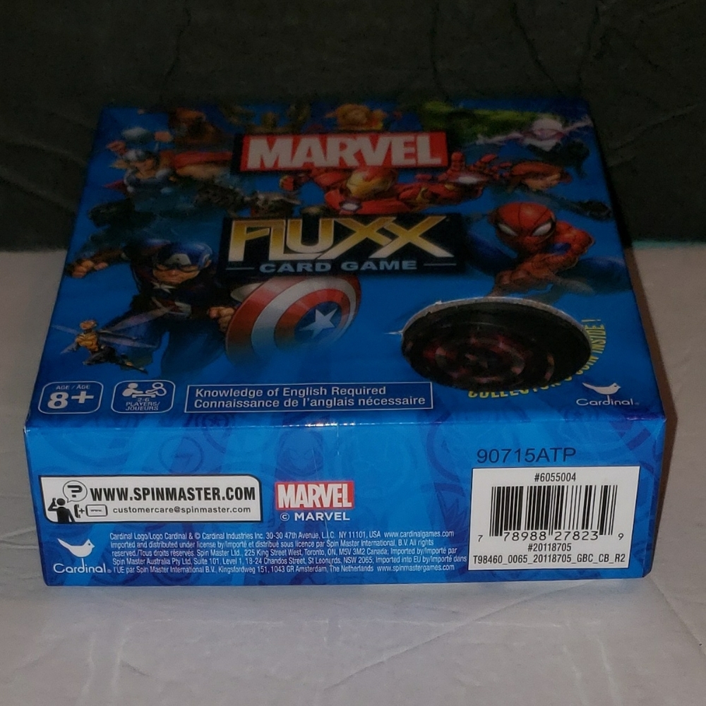 NIB Marvel Fluxx Card Game With Collectors Coin!! - Picture 9 of 9